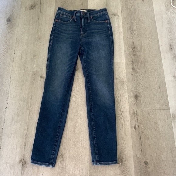 MADEWELL 10” High Rise Skinny jeans size 28 blue jeans - Picture 7 of 15